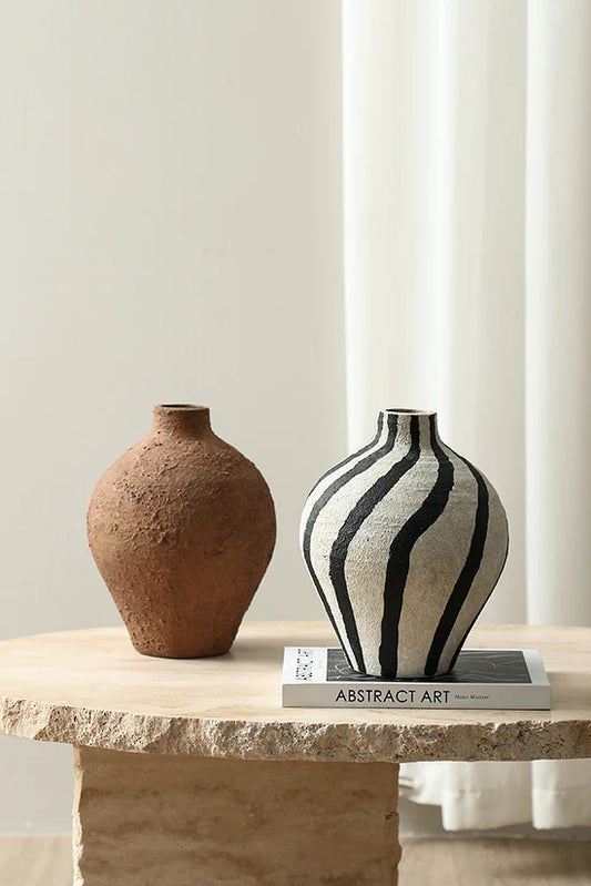 Alabaster Stripe Vase